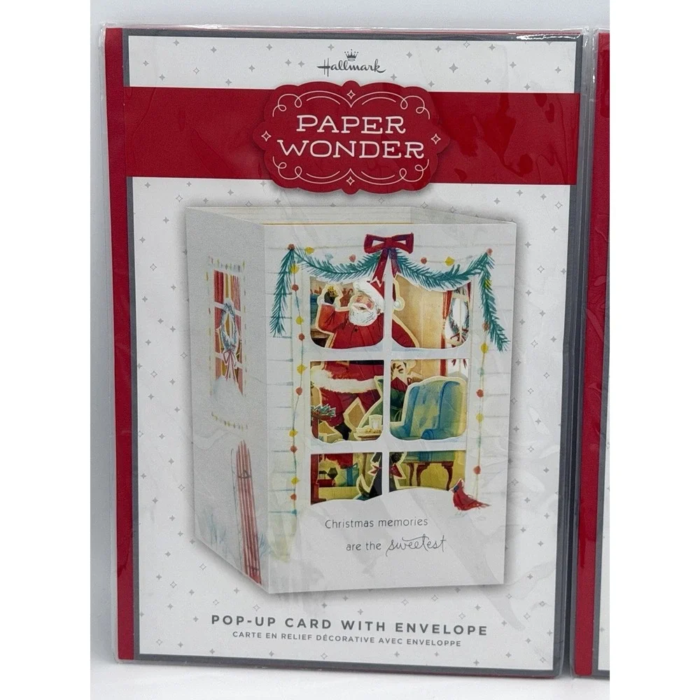 2 Hallmark Paper Wonder Pop-Up 